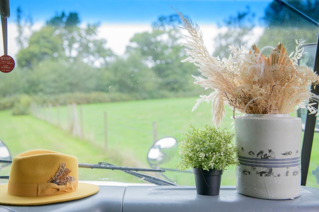 American School Bus Retreat With Hot Tub In Sussex Meadow Uckfield Luaran gambar